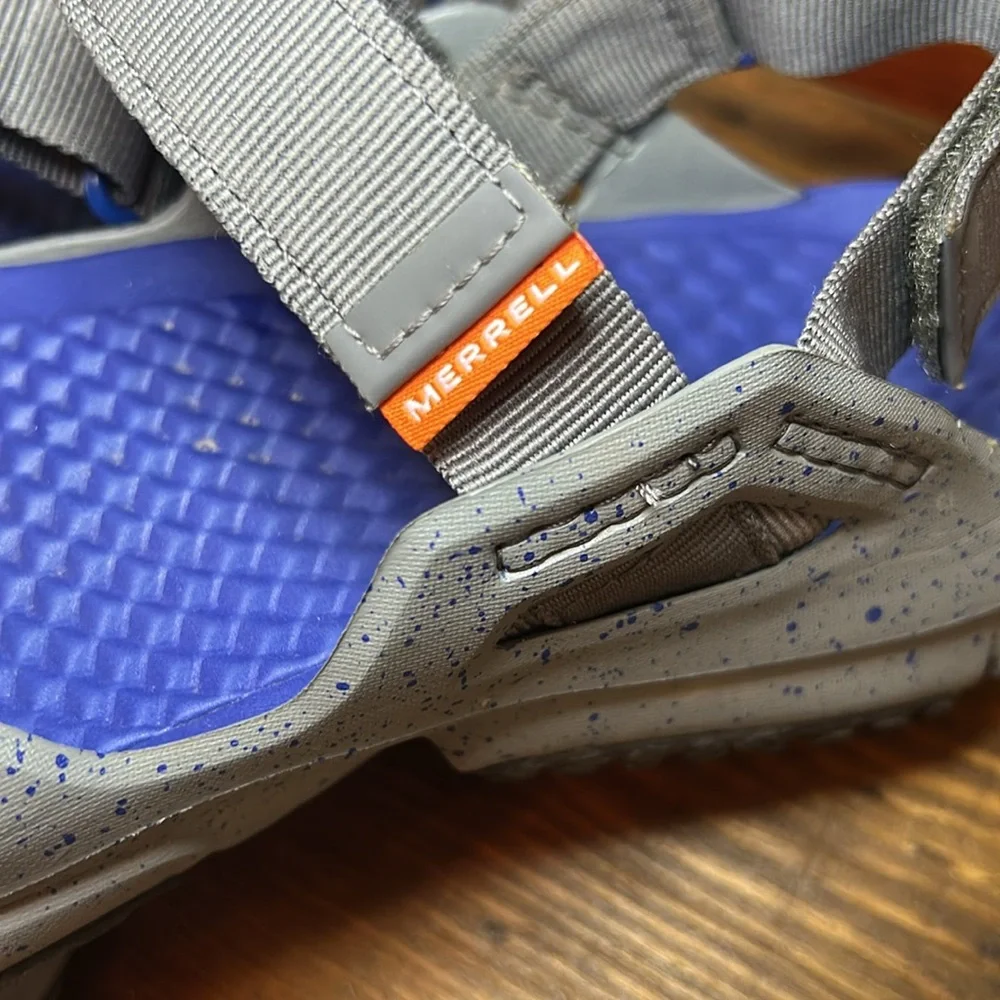 Merrell Select Grip Adjustable Water Sandals Cobalt Blue Mens Size 11